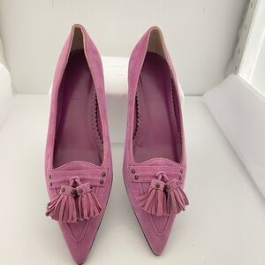 J. Crew Pink Tassel Loafers